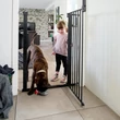 dogspace bonie fekete ajtórács nagytestű kutyákhoz