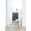 DogSpace Lassie nyomásrögzítő kapu rács kutyáknak, 73-80cm cm fehér
