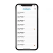 Milian Lite Bluetooth légzésfigyelő Milian App kijelző