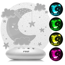 Reer ColourLumy Moon éjjeli fény hold mintával