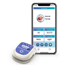 Snuza Pico légzésfigyelő és alvásmonitor applikációval