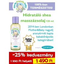 Organikus hidratáló shea masszázsolaj 
