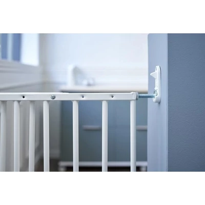 DogSpace Charlie extra magas kapu 62-107cm átjárókba, fehér