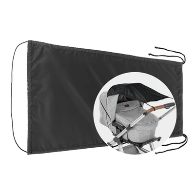 Univerzális árnyékoló UV szűrővel bármilyen babakocsira fekete szín