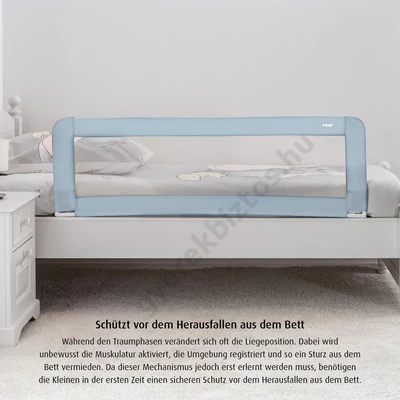 Sleep'n Keep XL 150 cm széles leesésgátló szürkéskék